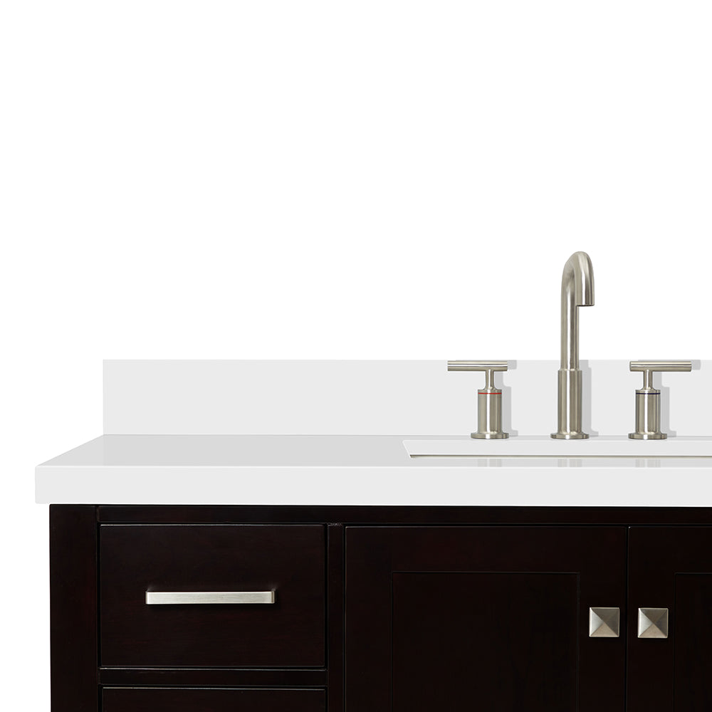 Beckford 48-Inch Espresso bathroom vanity on white background – product photo 5