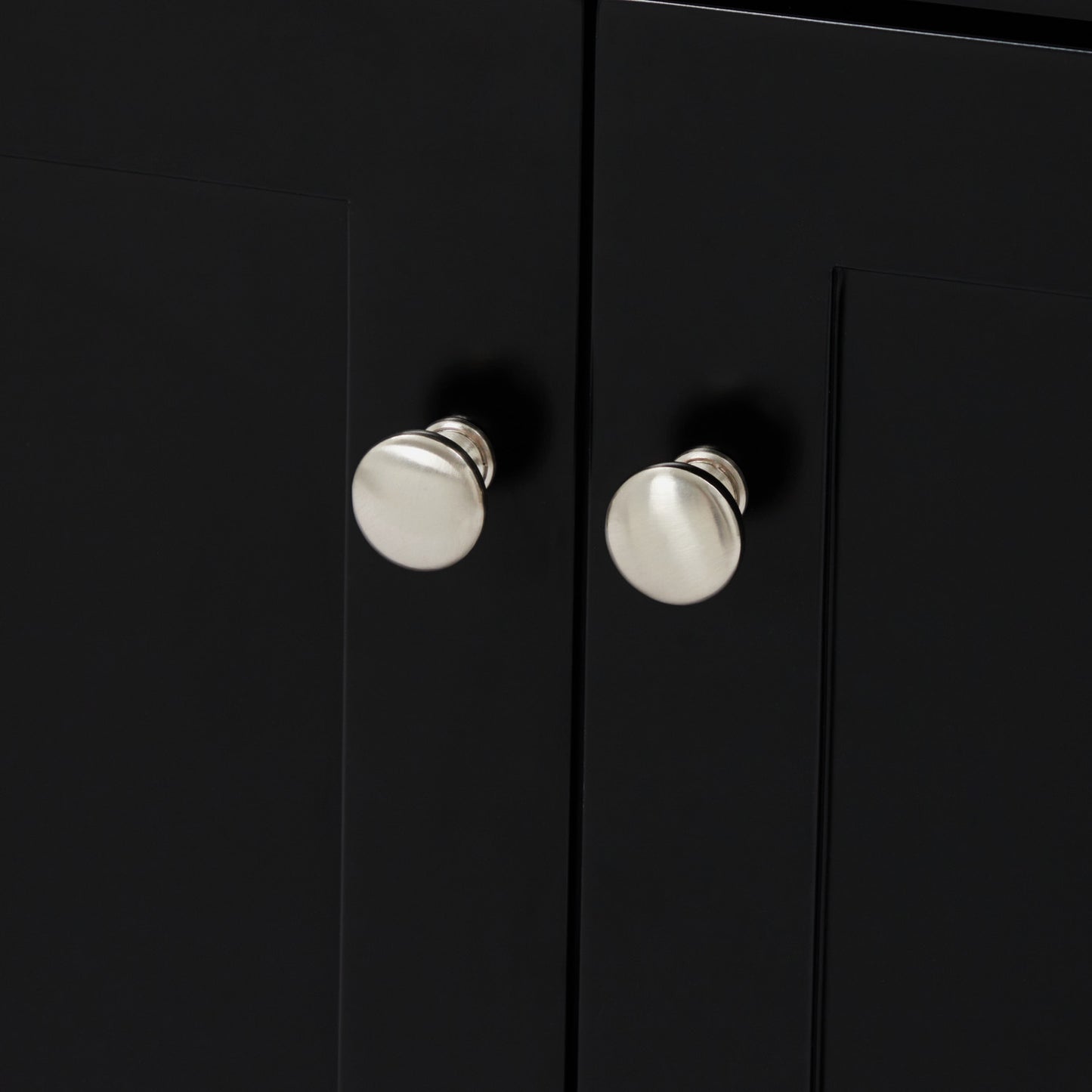 Bradford 66-inch Black base cabinet on detail 3