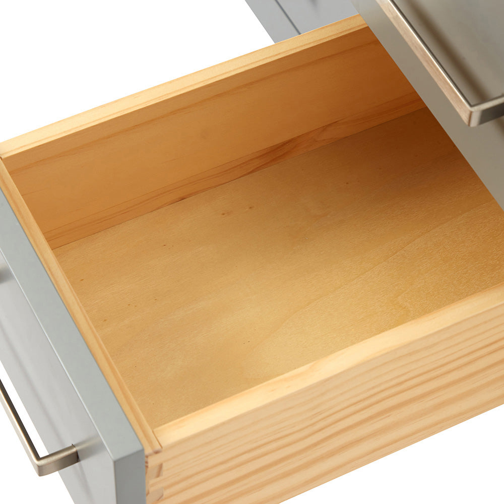Beckford 36-inch Grey base cabinet on white back ground top down