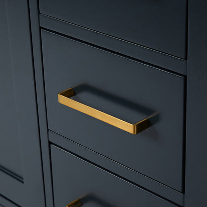 Beckford 36-inch Midnight Blue base cabinet on detail 3