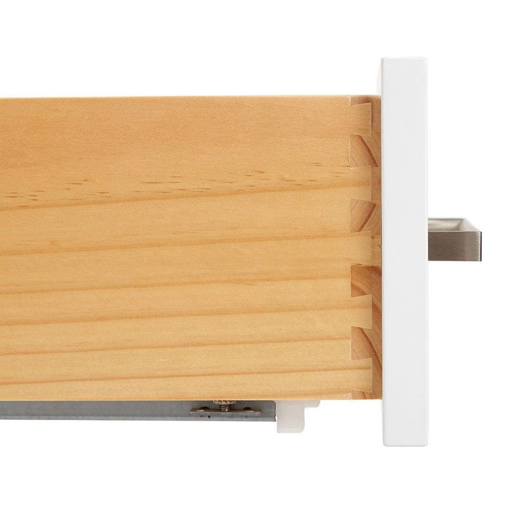 Beckford 36-inch White base cabinet on white back ground top down