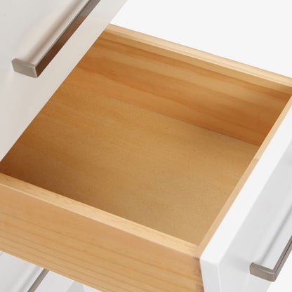 Beckford 36-inch White base cabinet on detail 1