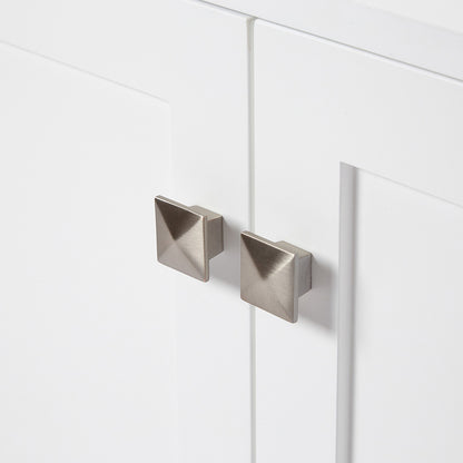 Beckford 36-inch White base cabinet on detail 2