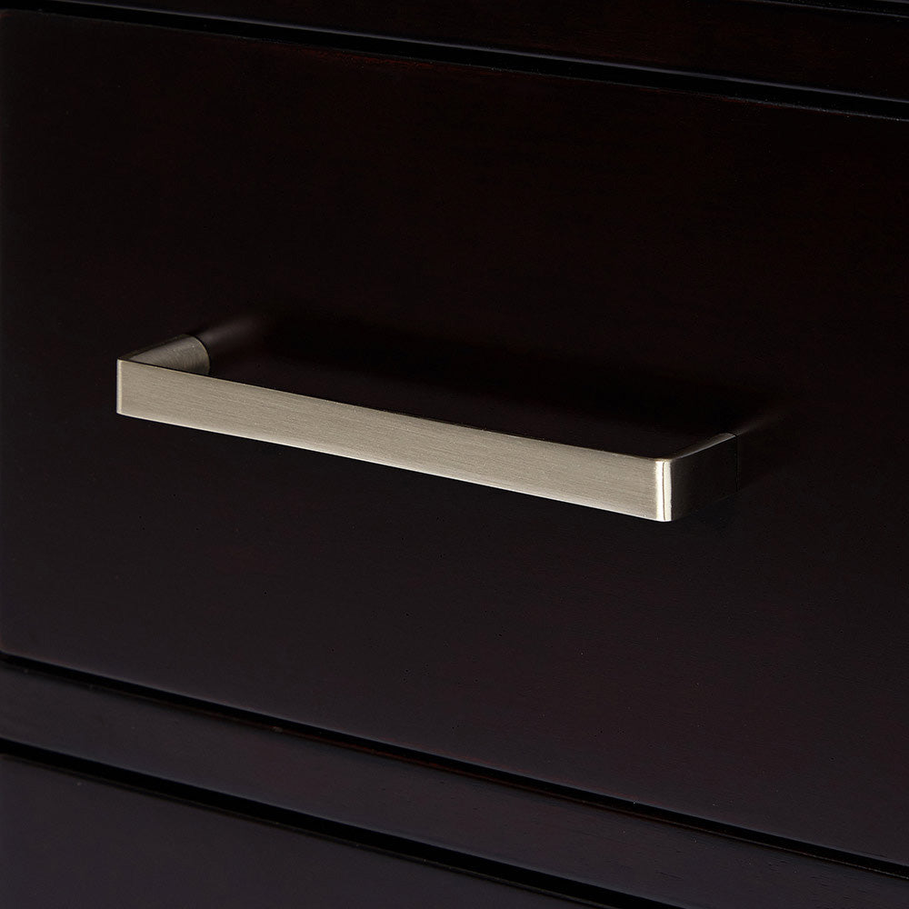 Beckford 36-inch Espresso base cabinet on white back ground top down