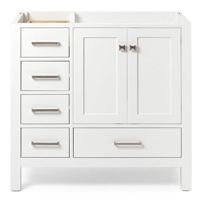 Beckford 36-inch White base cabinet on white back ground front view main image