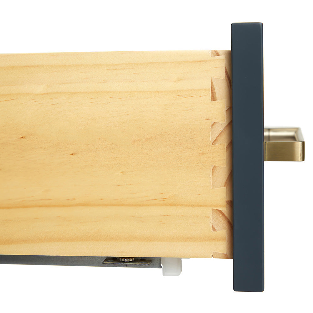 Beckford 36-Inch Midnight Blue bathroom vanity on white background – product photo 3