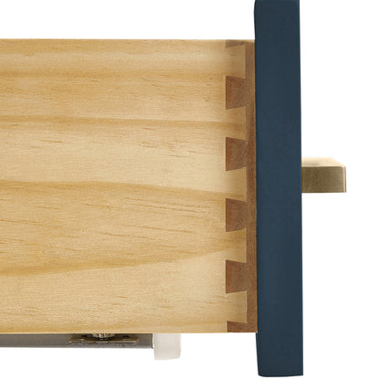 Beckford 36-Inch Midnight Blue bathroom vanity on white background – product photo 3