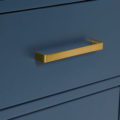 Beckford 42-inch Midnight Blue base cabinet on detail 2