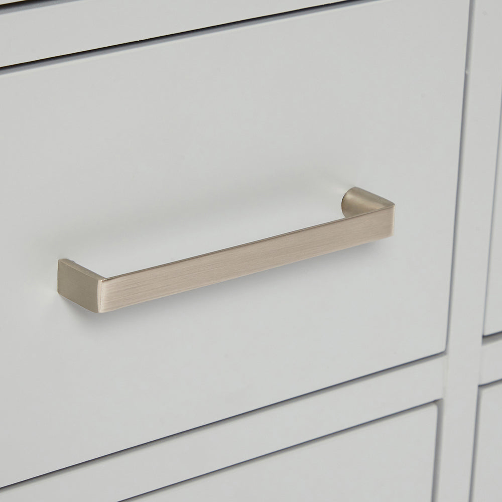 Beckford 42-inch Grey base cabinet on white back ground top down