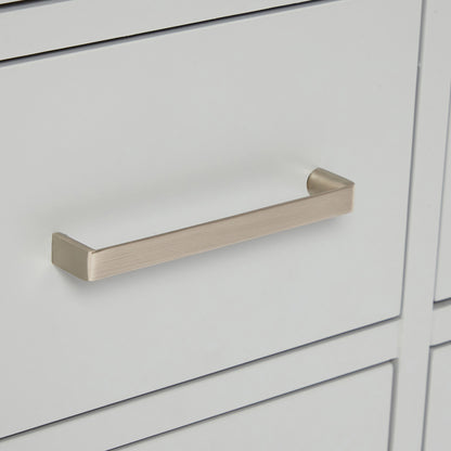 Beckford 42-inch Grey base cabinet on white back ground top down