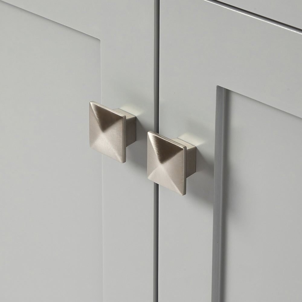 Beckford 42-inch Grey base cabinet on detail 1