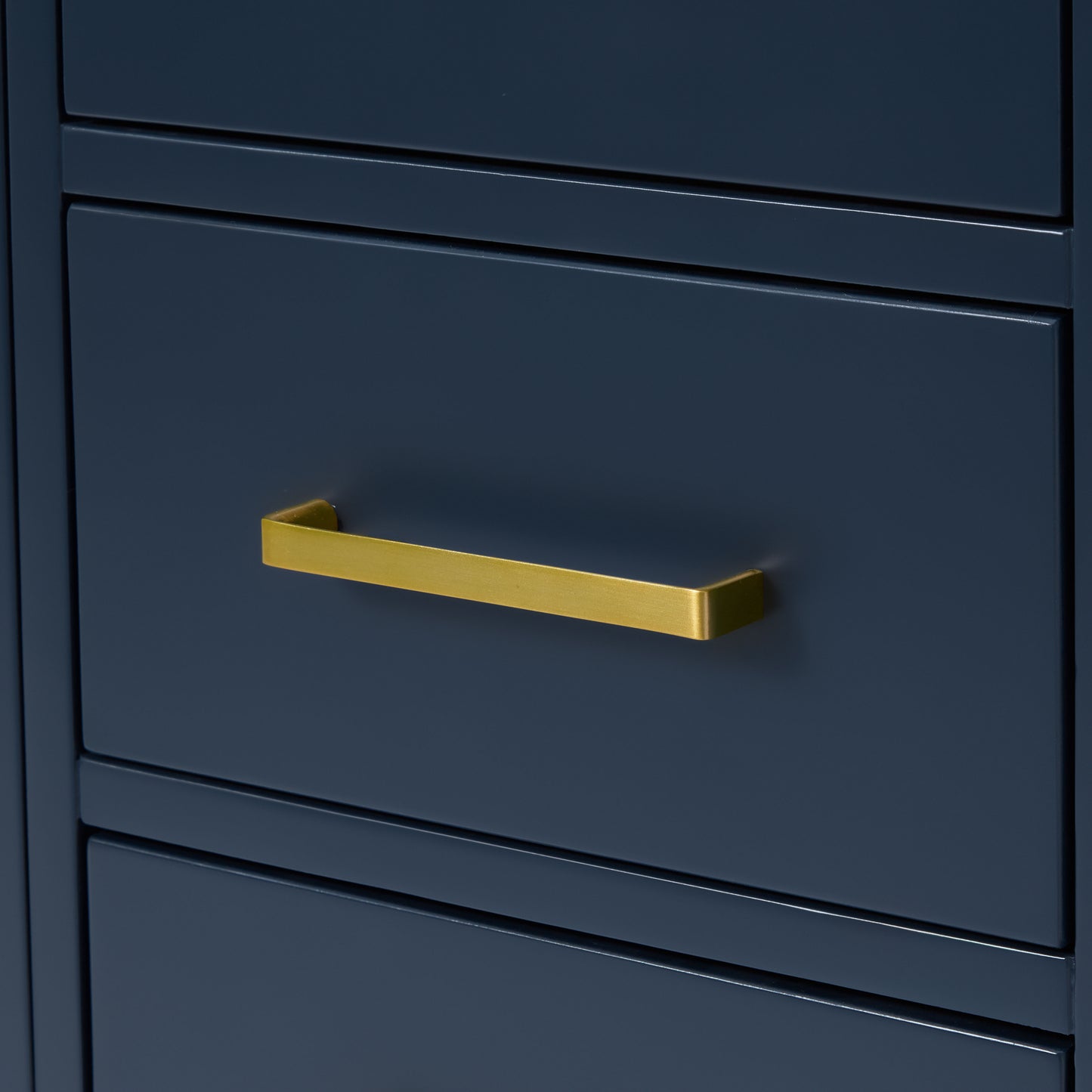 Beckford 42-inch Midnight Blue base cabinet on detail 1