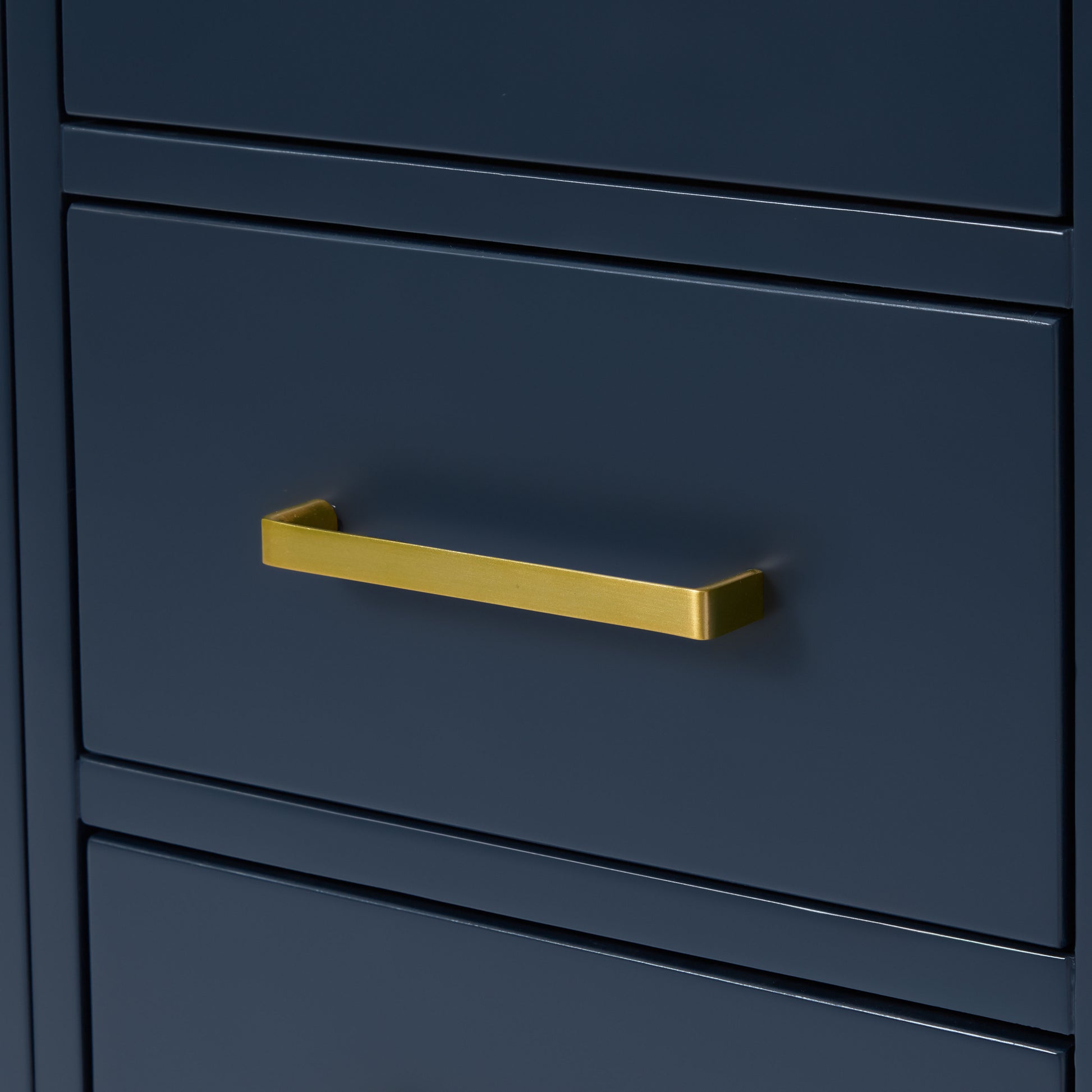 Beckford 42-inch Midnight Blue base cabinet on detail 1