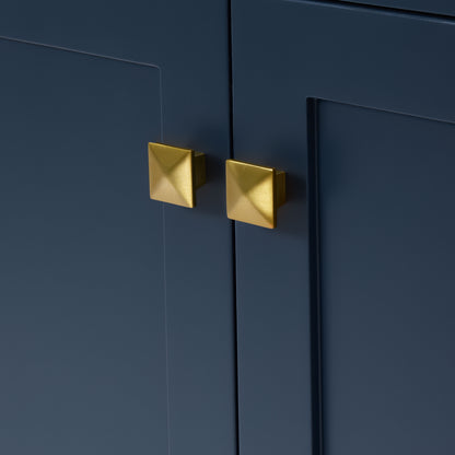 Beckford 42-inch Midnight Blue base cabinet on detail 2