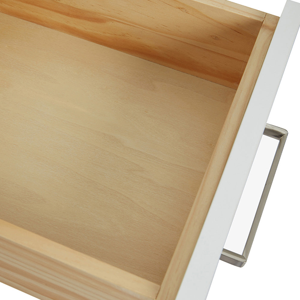 Beckford 42-inch White base cabinet on white back ground top down