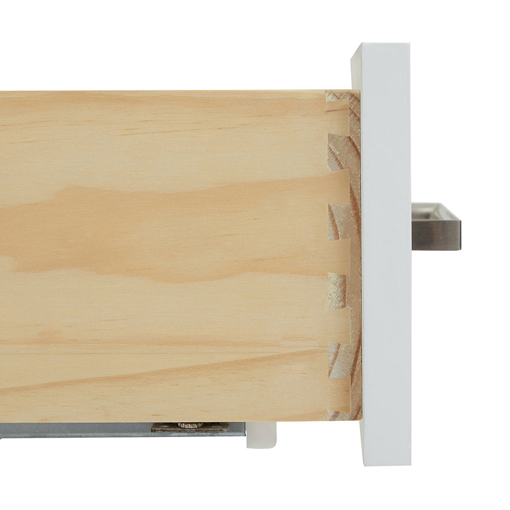 Beckford 42-inch White base cabinet on detail 1
