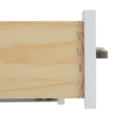Beckford 42-inch White base cabinet on detail 1