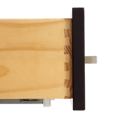 Beckford 42-Inch Espresso bathroom vanity on white background – product photo 3