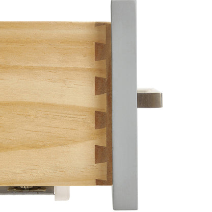 Beckford 42-Inch Grey bathroom vanity on white background – product photo 3