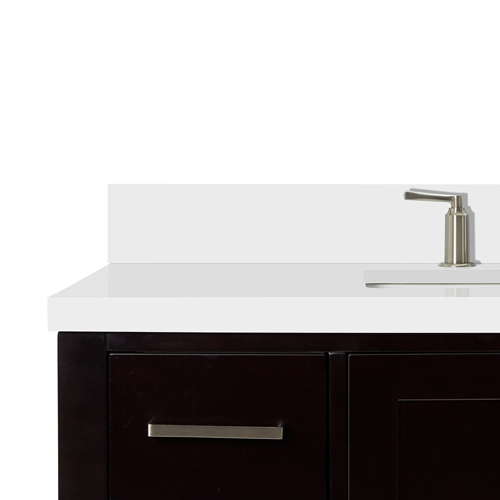 Beckford 42-Inch Espresso bathroom vanity on white background – product photo 5