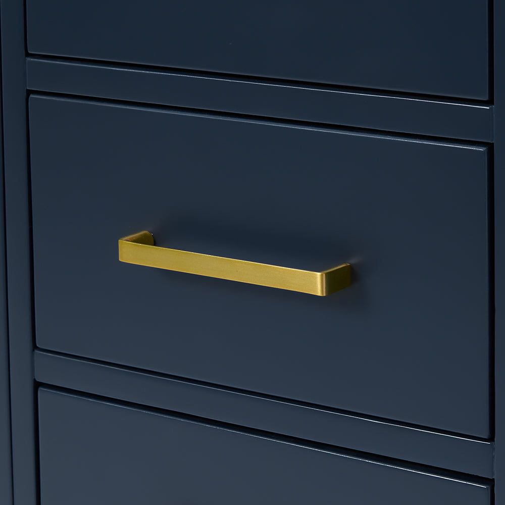 Beckford 48-inch Midnight Blue base cabinet on detail 1