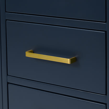 Beckford 48-inch Midnight Blue base cabinet on detail 1