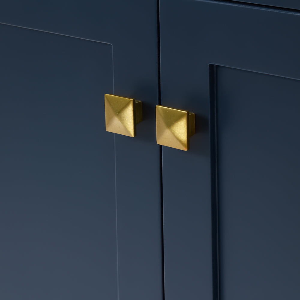 Beckford 48-inch Midnight Blue base cabinet on detail 2
