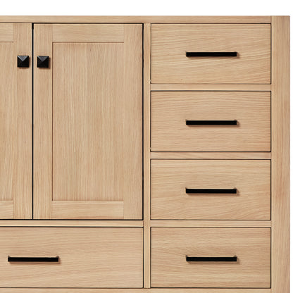 Beckford 54-inch Natural Oak base cabinet on detail 2