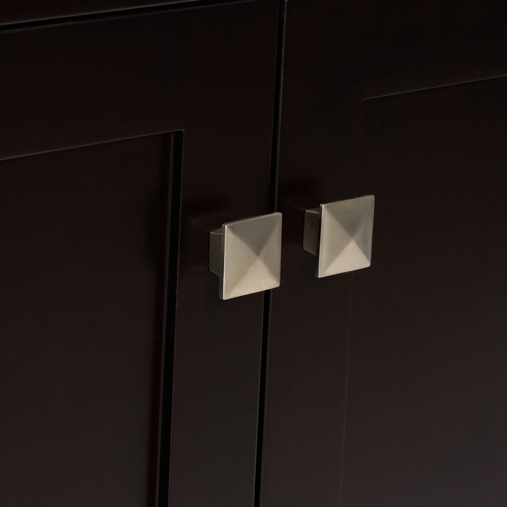 Beckford 54-inch Espresso base cabinet on detail 1