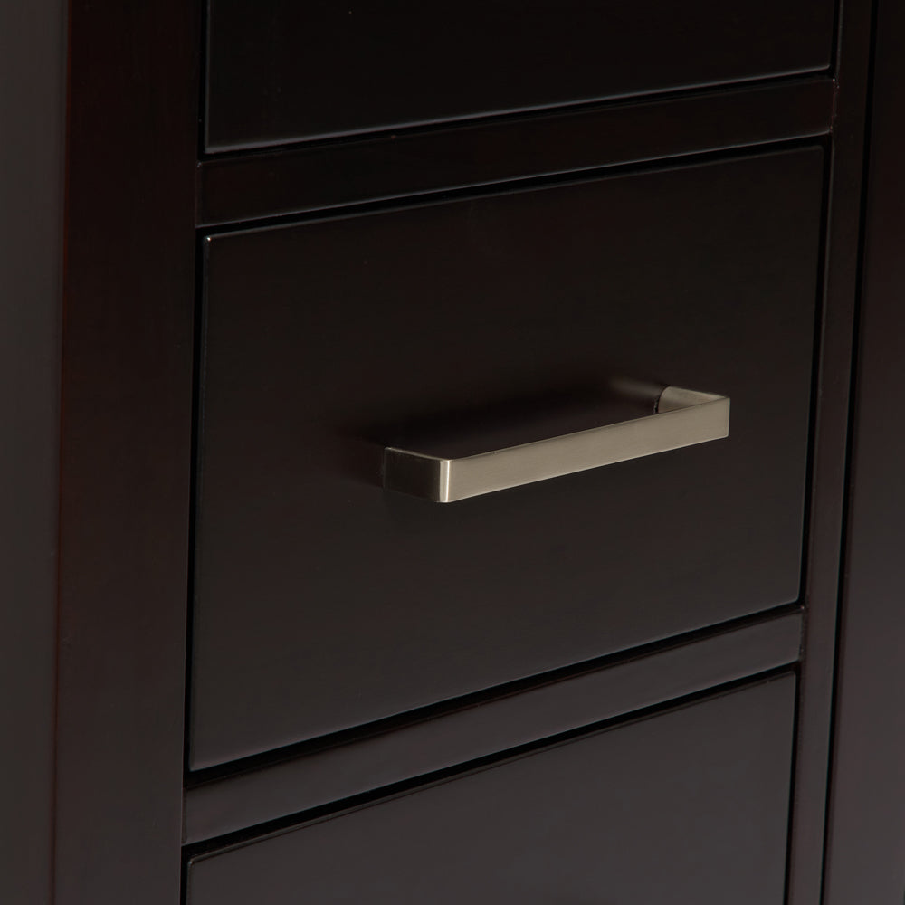 Beckford 54-inch Espresso base cabinet on detail 2