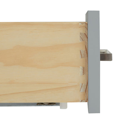 Beckford 54-inch Grey base cabinet on white back ground top down