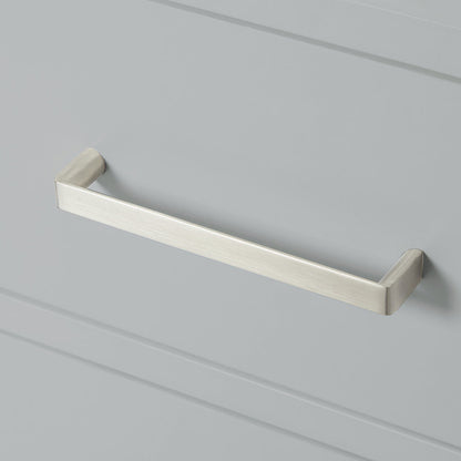 Beckford 54-Inch Grey bathroom vanity on white background – product photo 5