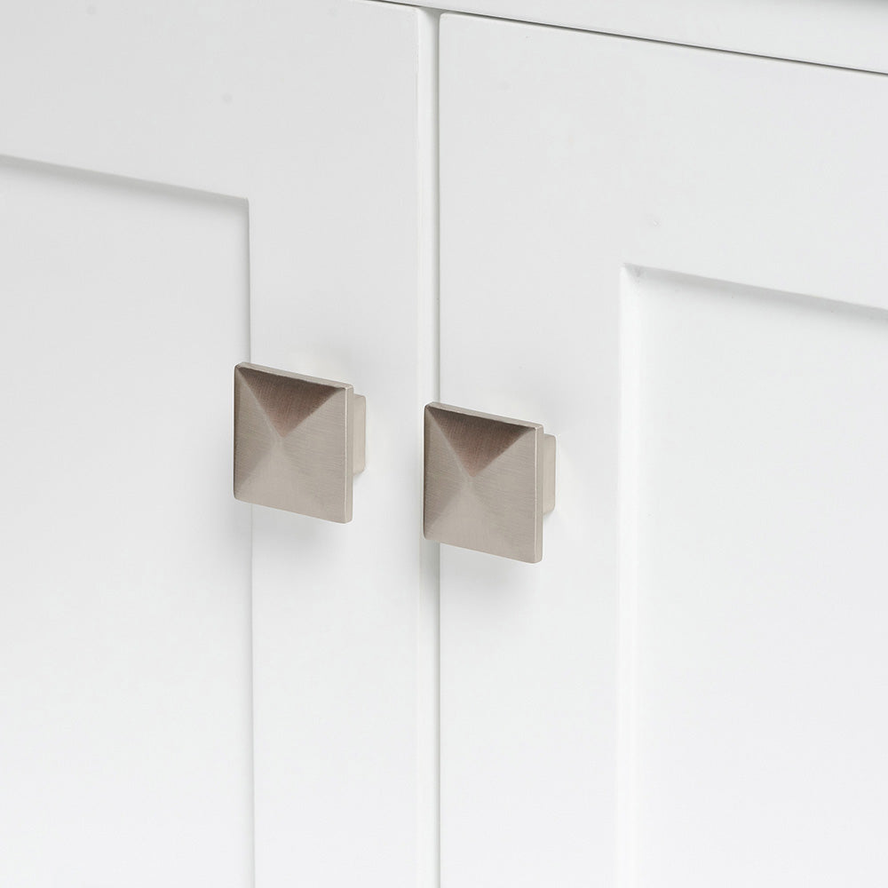 Beckford 54-Inch White bathroom vanity on white background – product photo 5