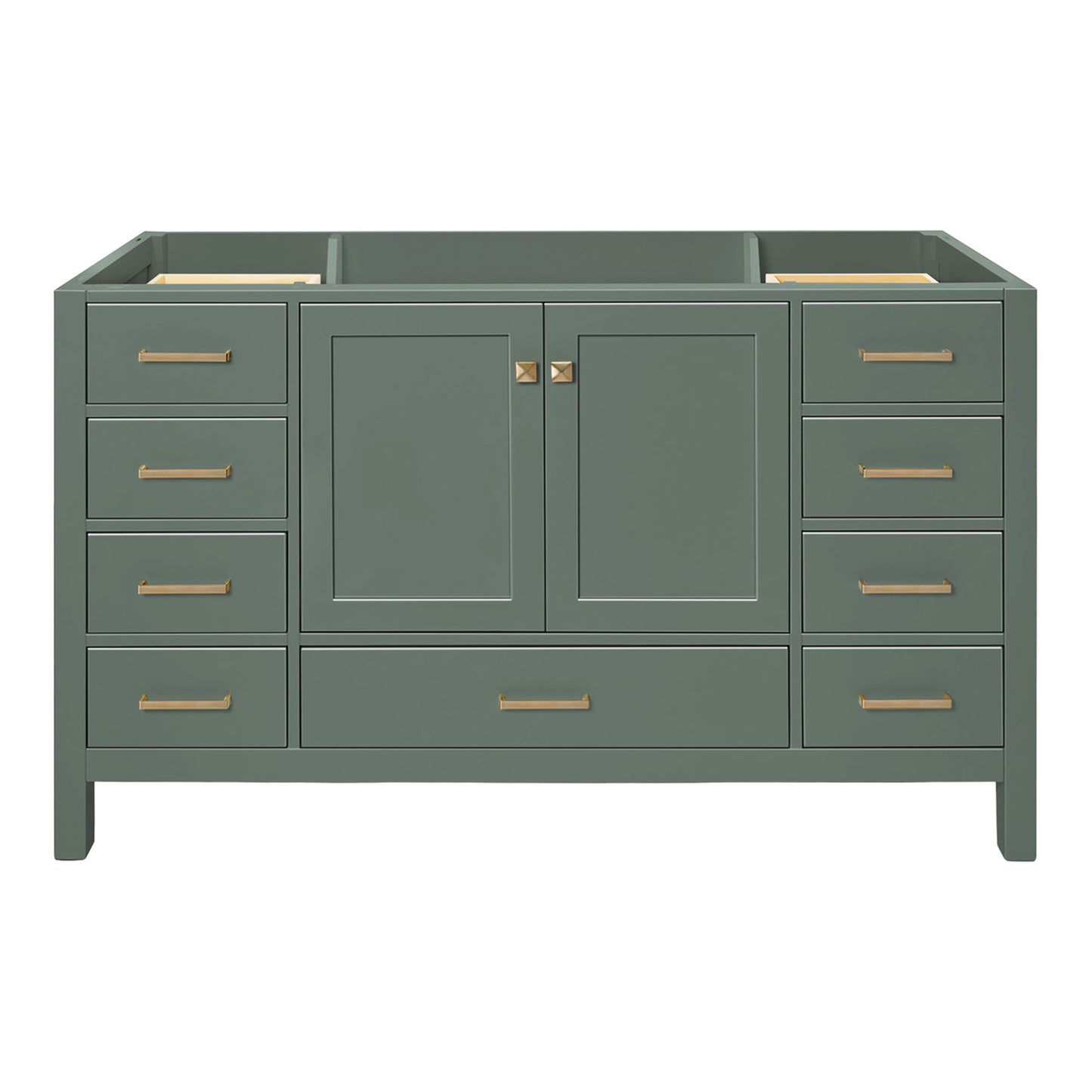 Beckford 60-inch Vintage Green base cabinet on white back ground front view main image