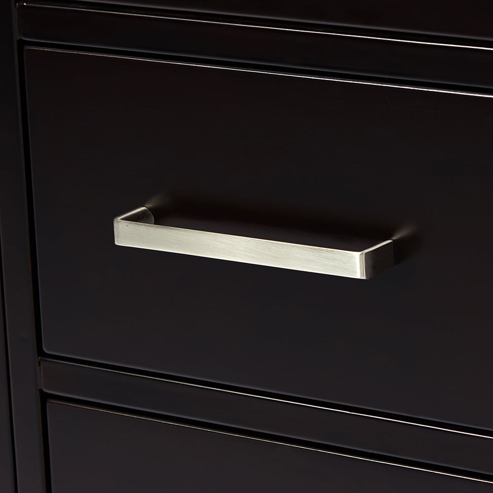 Beckford 60-inch Espresso base cabinet on detail 2