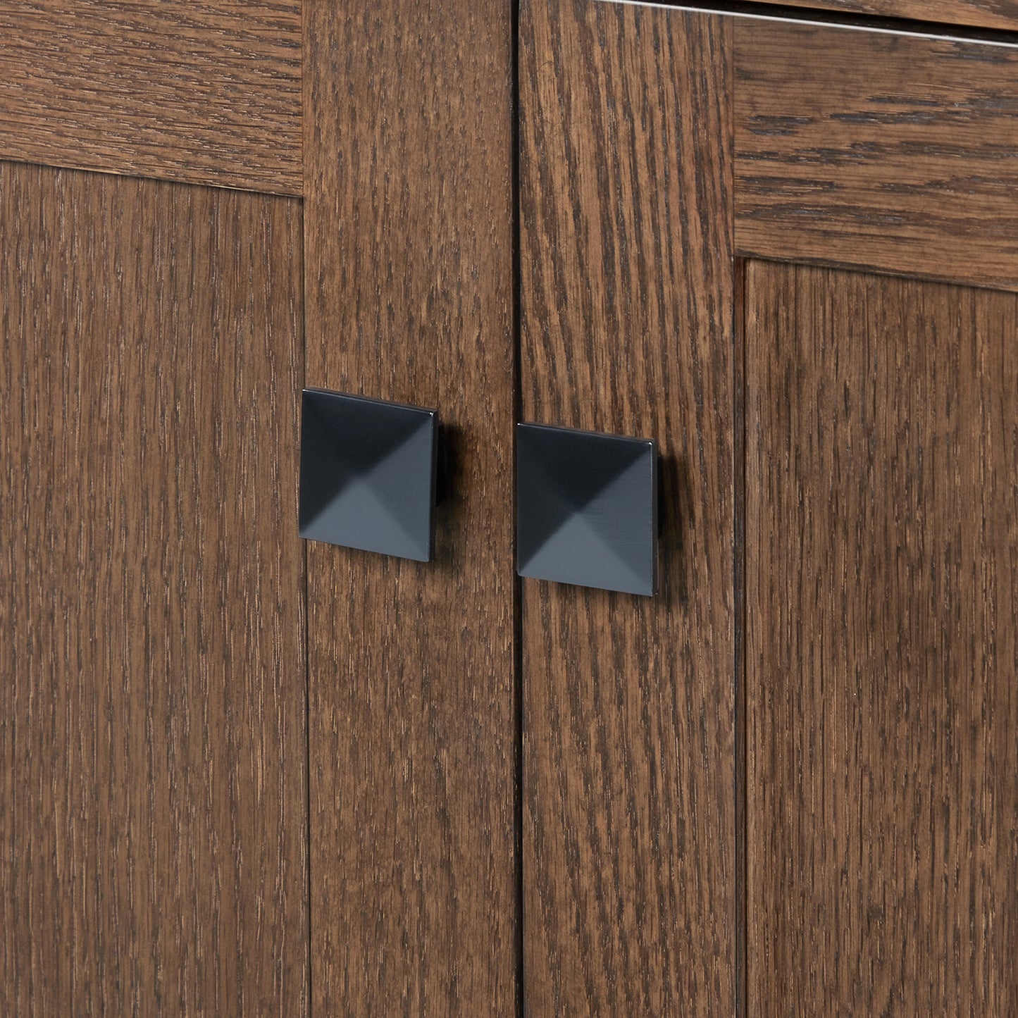 Beckford 60-Inch Brown Oak bathroom vanity on white background – product photo 10