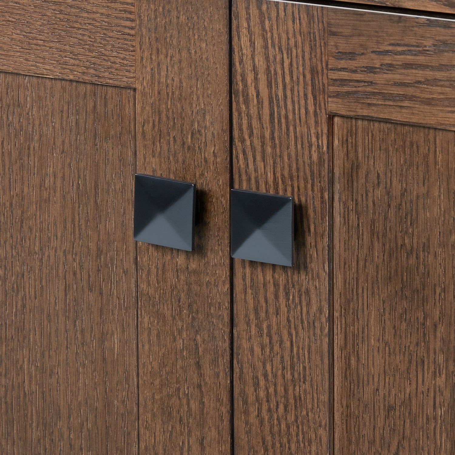Beckford 60-Inch Brown Oak bathroom vanity on white background – product photo 10
