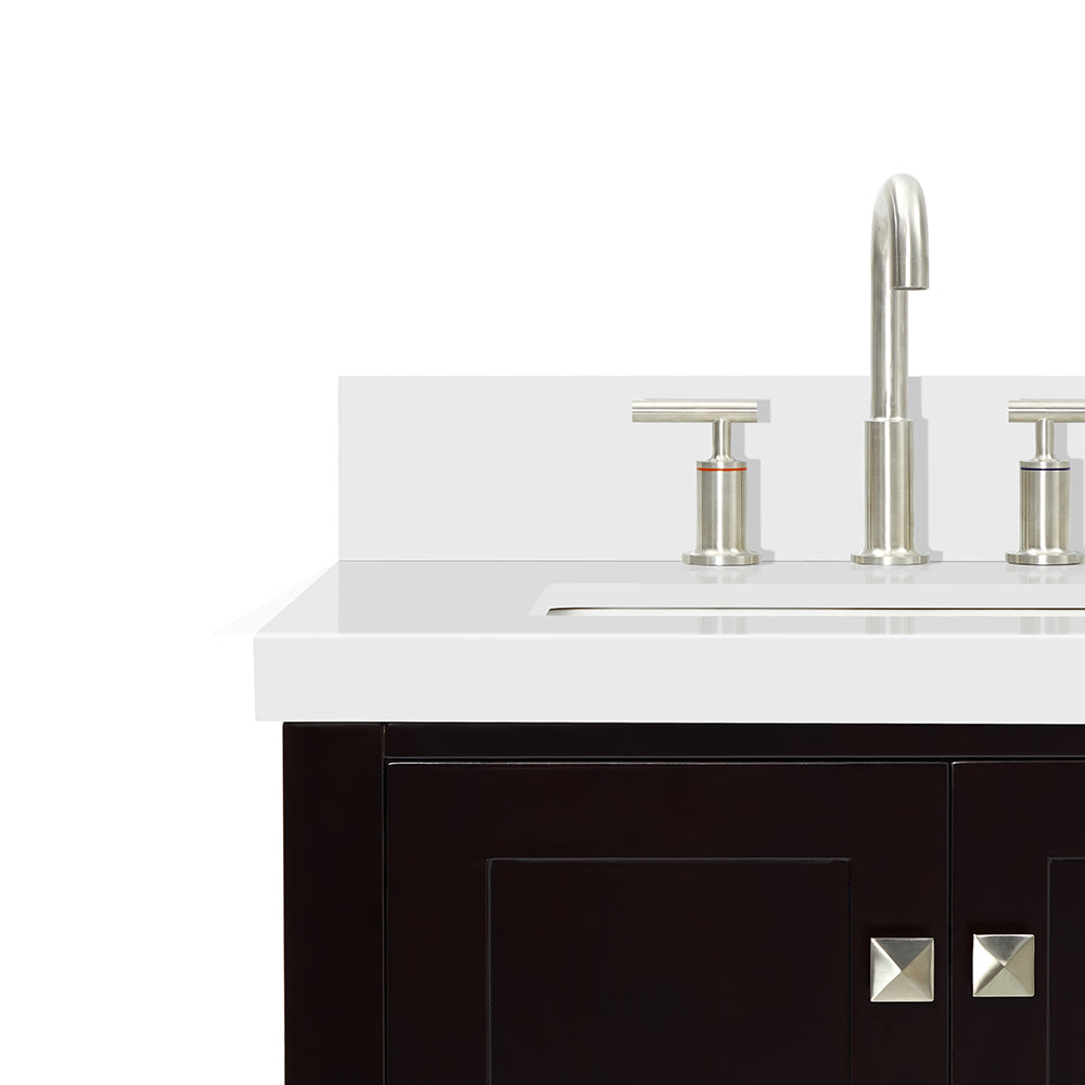 Beckford 60-Inch Espresso bathroom vanity on white background – product photo 5