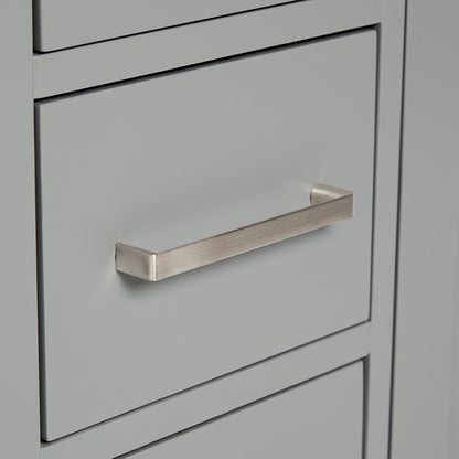 Beckford 60-inch Grey base cabinet on detail 3
