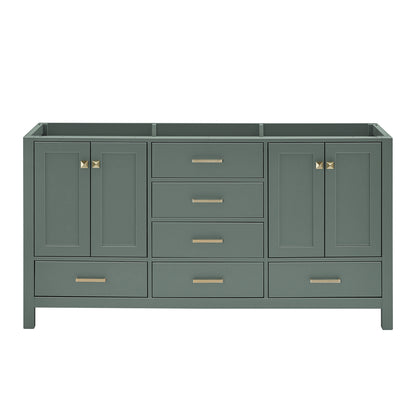 Beckford 66-inch Vintage Green base cabinet on white back ground front view main image