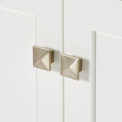 Beckford 66-inch White base cabinet on detail 2