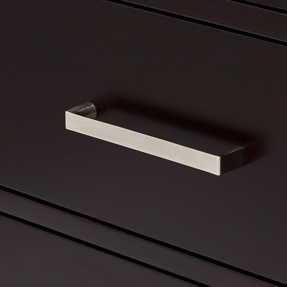 Beckford 66-inch Espresso base cabinet on detail 3