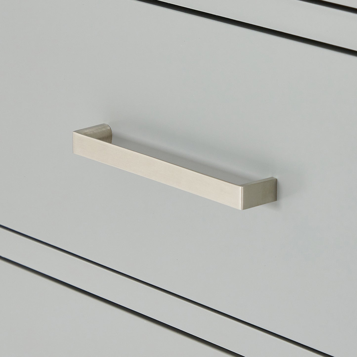 Beckford 66-inch Grey base cabinet on detail 3