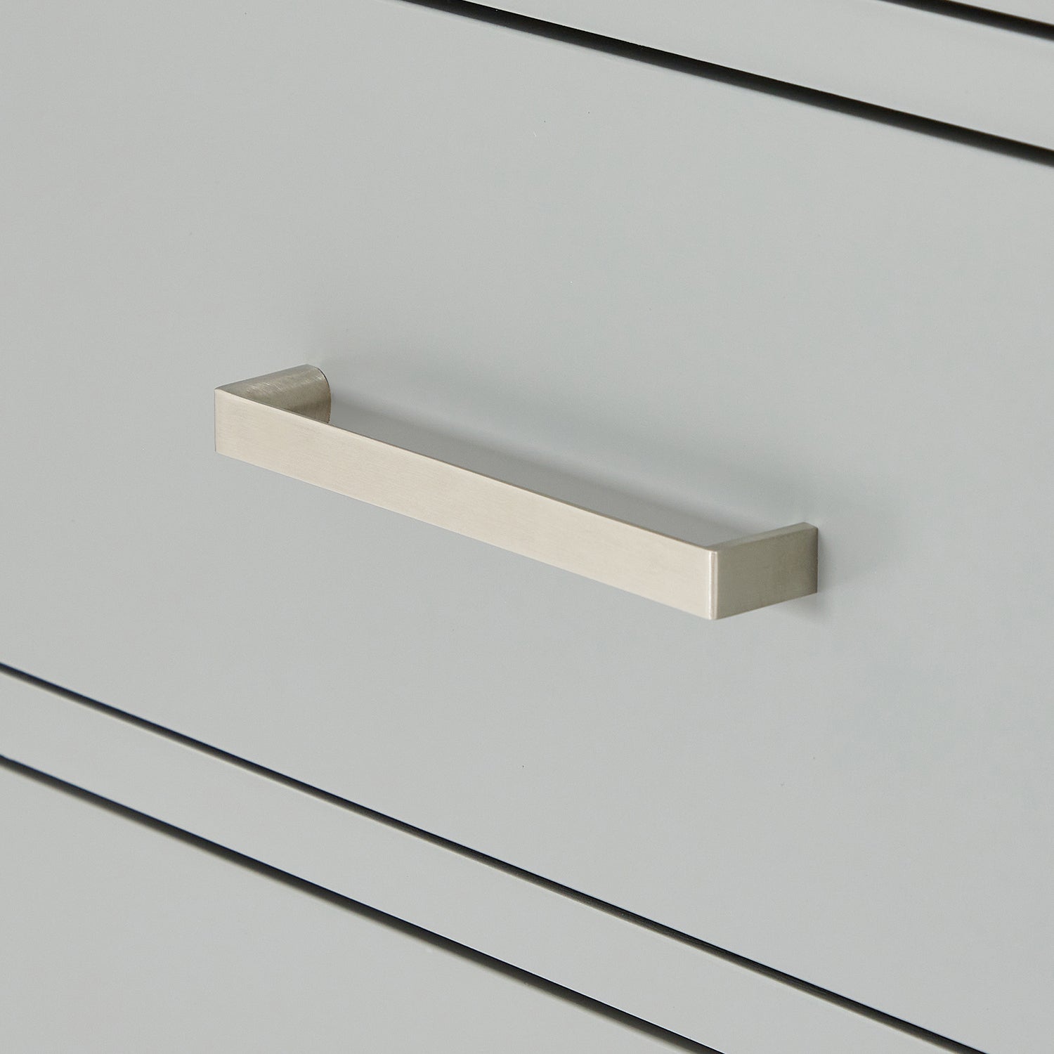 Beckford 66-inch Grey base cabinet on detail 3