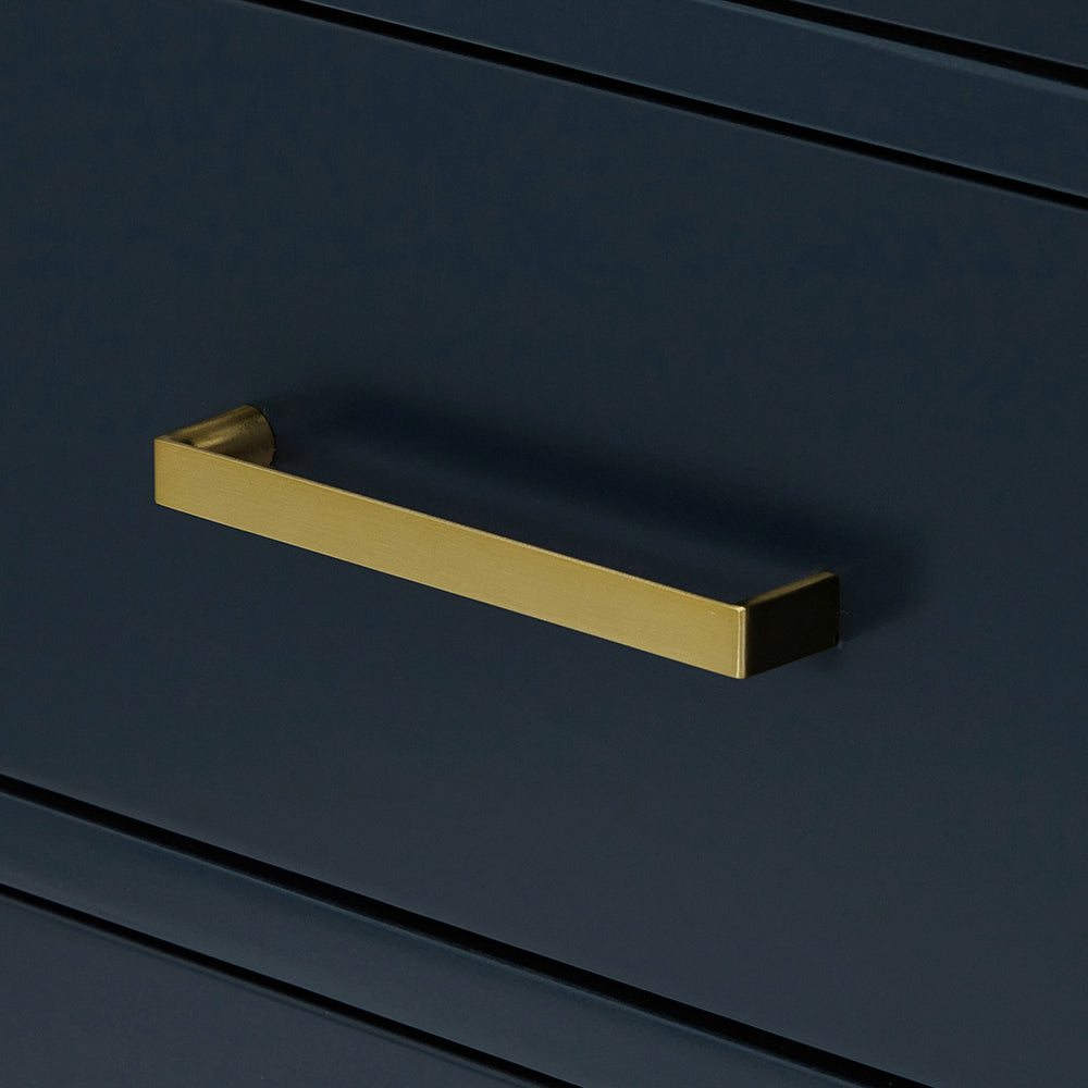 Beckford 66-inch Midnight Blue base cabinet on detail 3