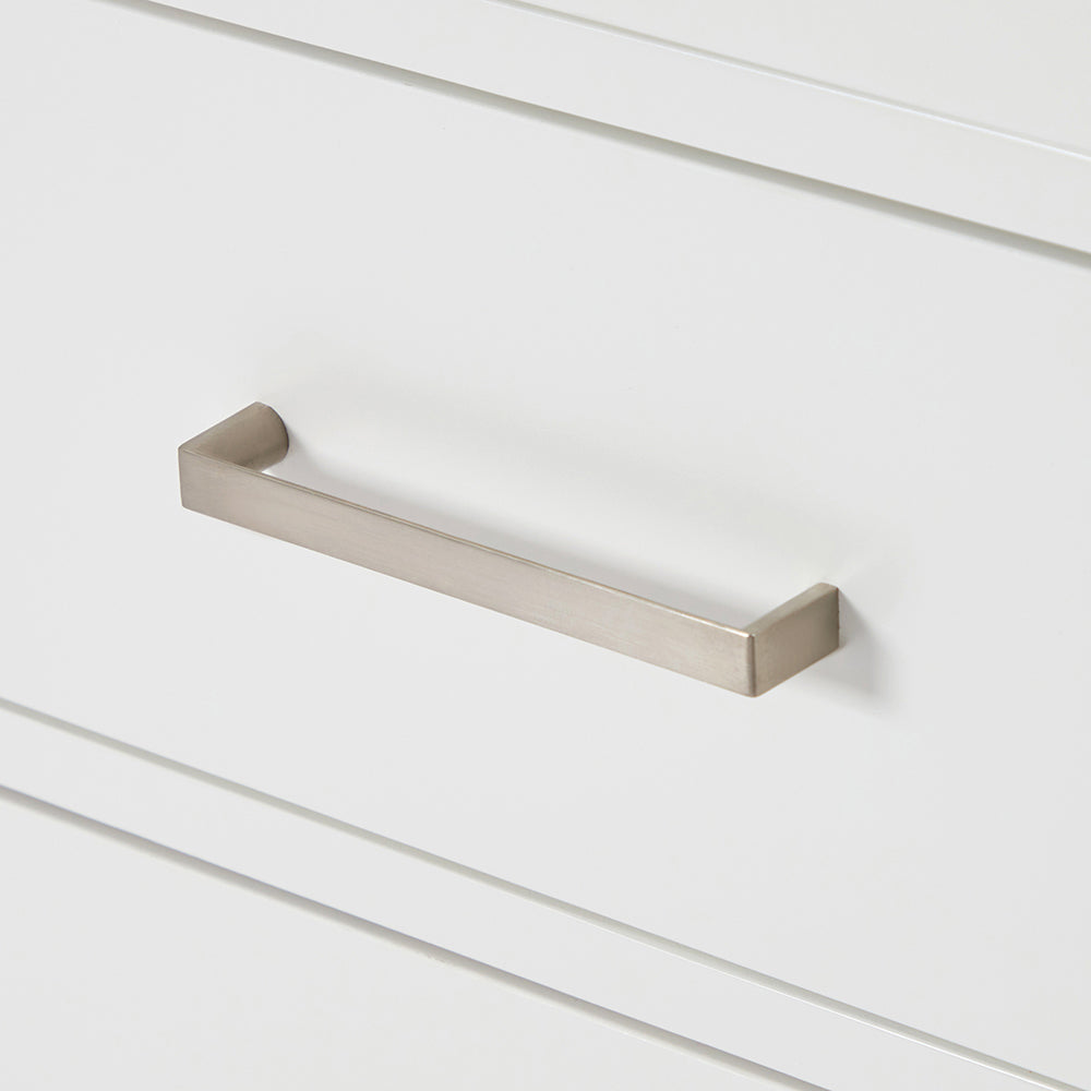 Beckford 66-inch White base cabinet on detail 2