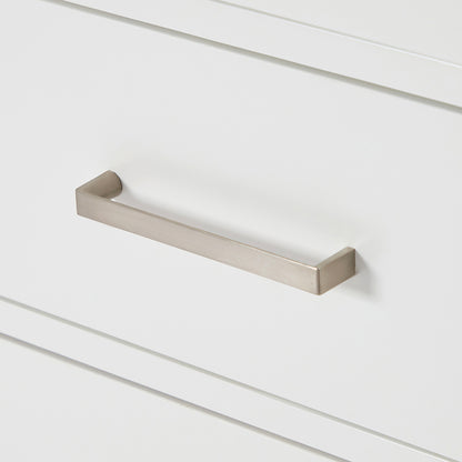 Beckford 66-inch White base cabinet on detail 2