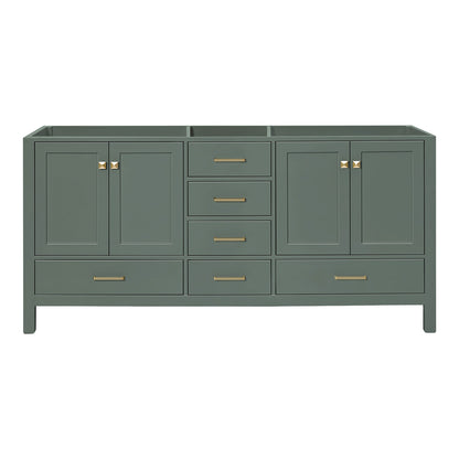 Beckford 72-inch Vintage Green base cabinet on white back ground front view main image