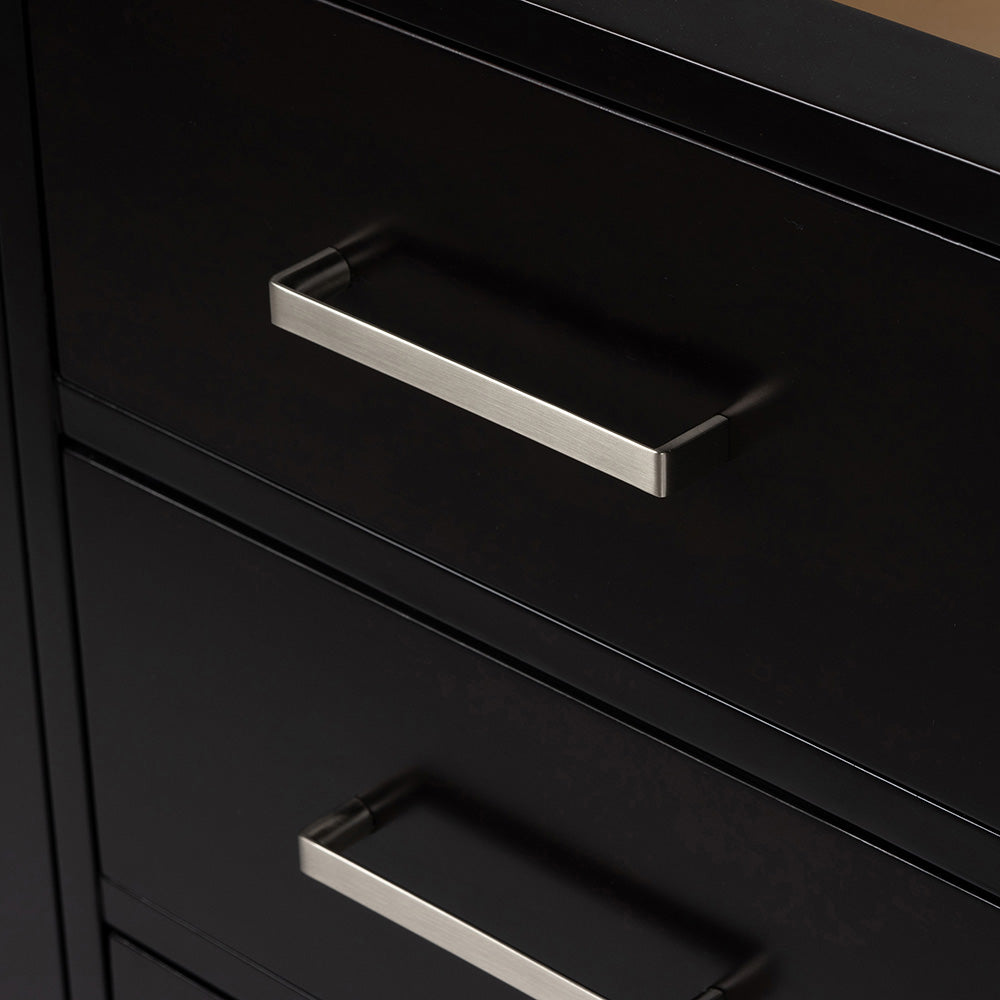 Beckford 72-inch Espresso base cabinet on detail 2
