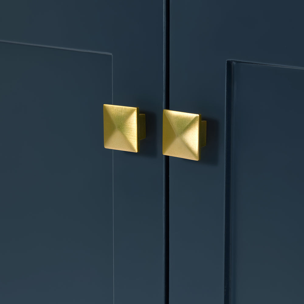 Beckford 72-inch Midnight Blue base cabinet on detail 1